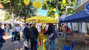 Freie Demokraten Petershagen Alstadtfest Wahlstand